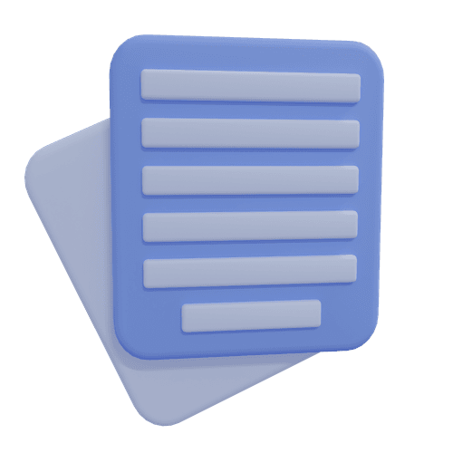 3D notepad illustration